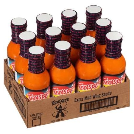 Texas Pete Texas Pete Extra Mild Wing Sauce 12 oz. Bottles, PK12 1.10103